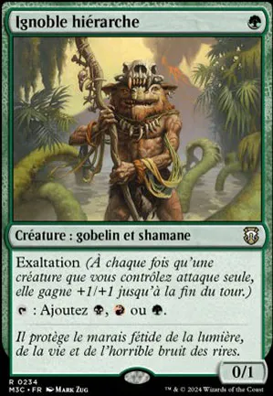 Ignoble hiérarche