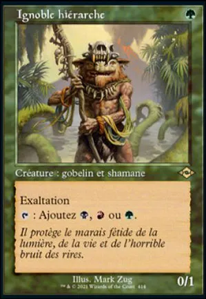 Ignoble hiérarche
