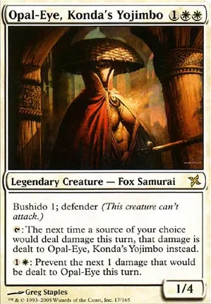 Œil d'opale, yojimbo de Konda