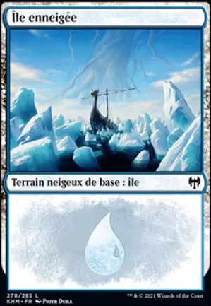 Île enneigée