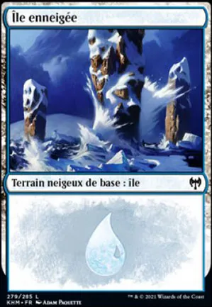 Île enneigée