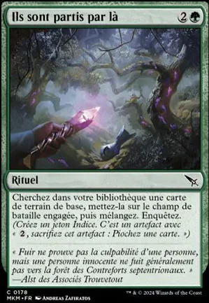Ils sont partis par là