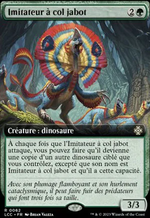 Imitateur à col jabot