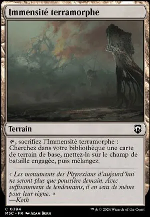 Immensité terramorphe