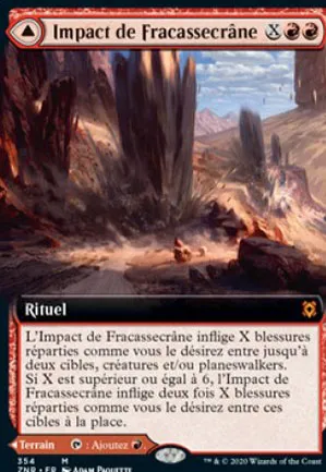 Impact de Fracassecrâne // Fracassecrâne, le col des Marteaux