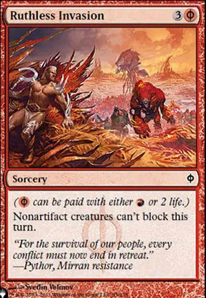 Impitoyable invasion