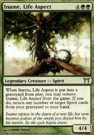 Iname, aspect de la Vie