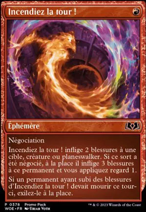 Incendiez la tour !