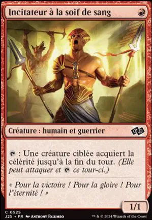Incitateur à la soif de sang