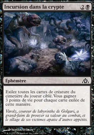Incursion dans la crypte