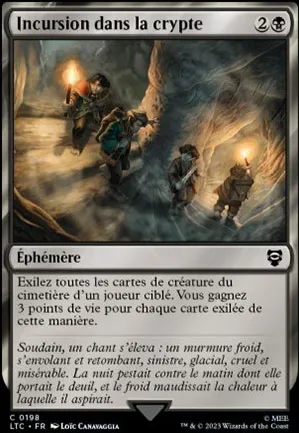 Incursion dans la crypte