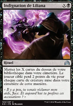 Indignation de Liliana
