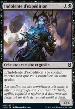 Indolente d'expédition
