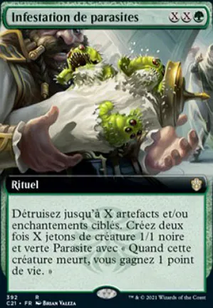Infestation de parasites