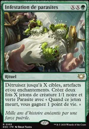 Infestation de parasites