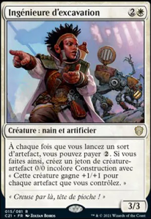 Ingénieure d'excavation
