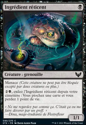 Ingrédient réticent