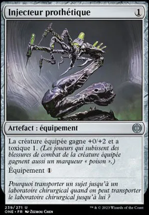Injecteur prothétique