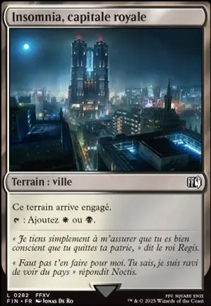 Insomnia, capitale royale