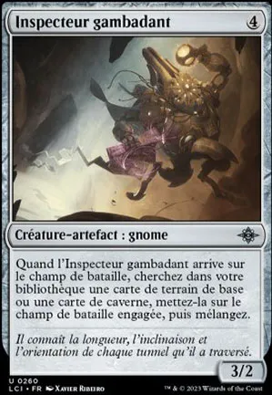 Inspecteur gambadant