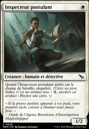 Inspecteur postulant