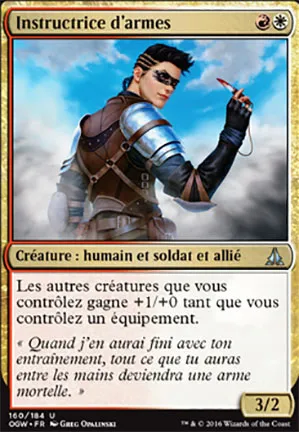 Instructrice d'armes