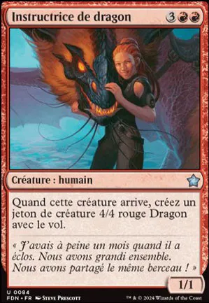 Instructrice de dragon
