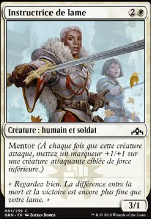 Instructrice de lame