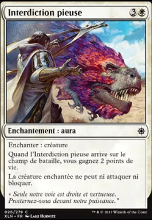 Interdiction pieuse