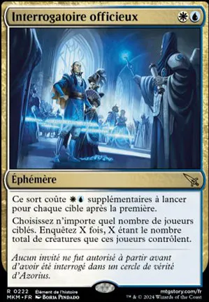 Interrogatoire officieux