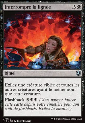 Interrompre la lignée