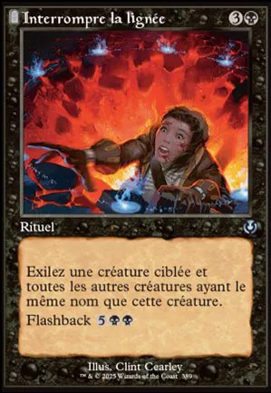 Interrompre la lignée