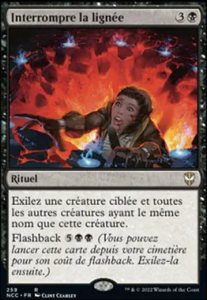 Interrompre la lignée