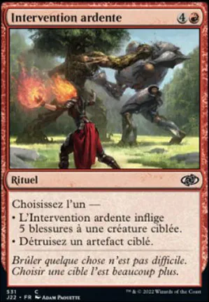 Intervention ardente