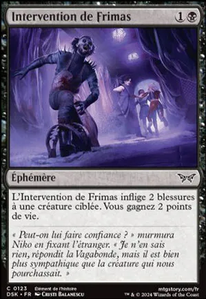 Intervention de Frimas