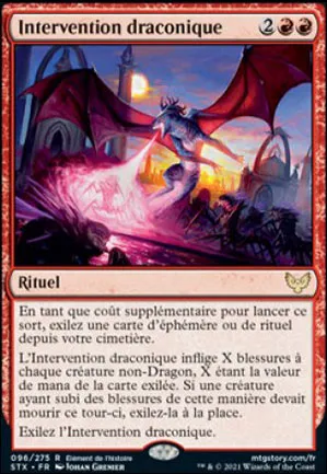 Intervention draconique