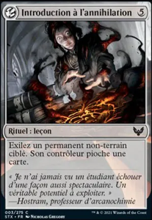 Introduction à l'annihilation