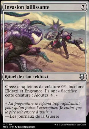 Invasion jaillissante