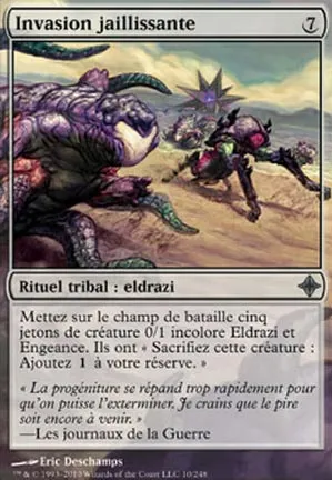 Invasion jaillissante