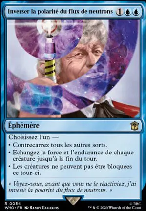 Inverser la polarité du flux de neutrons