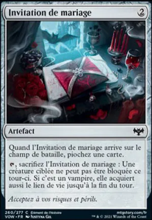 Invitation de mariage