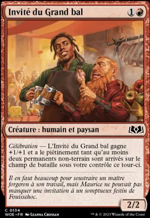 Invité du Grand bal