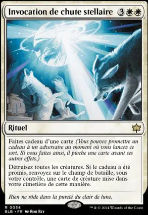 Invocation de chute stellaire