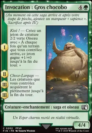 Invocation : Gros chocobo