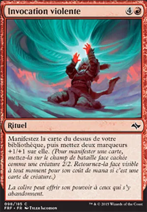 Invocation violente