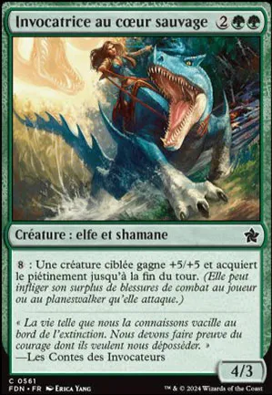 Invocatrice au cœur sauvage