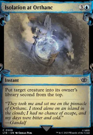 Isolement à Orthanc
