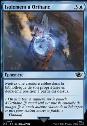 Isolement à Orthanc