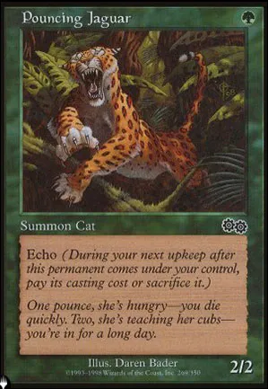 Jaguar bondissant