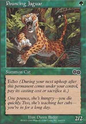 Jaguar bondissant